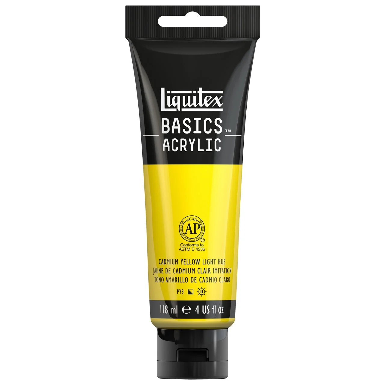 Liquitex BASICS 4 oz Cadmium Yellow Light