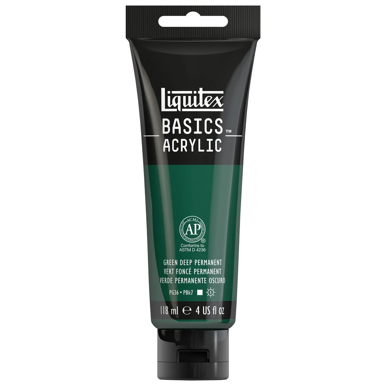 Liquitex BASICS 4 oz Permanent Green Deep