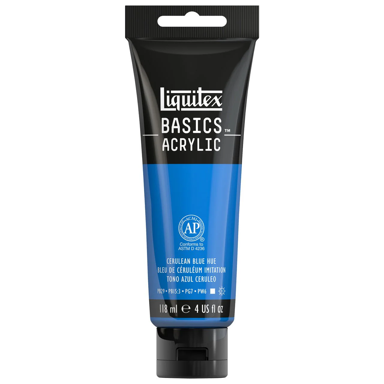 Liquitex BASICS 4 oz Cerulean Blue
