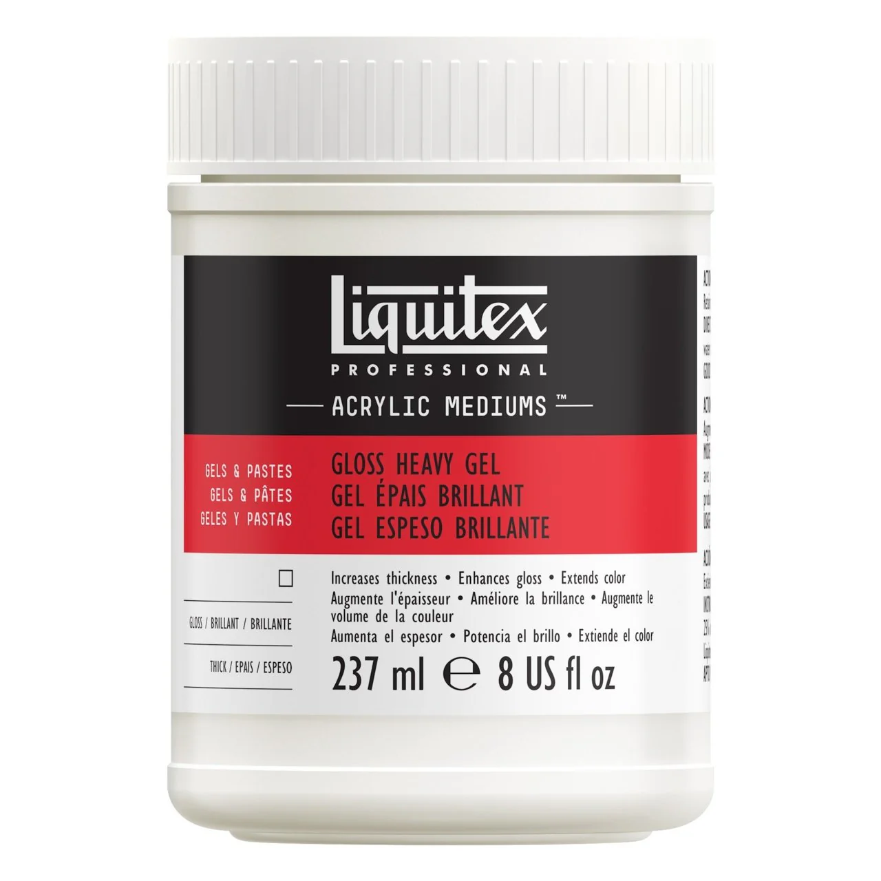 Liquitex Gloss Heavy Gel 237ml (8 oz)