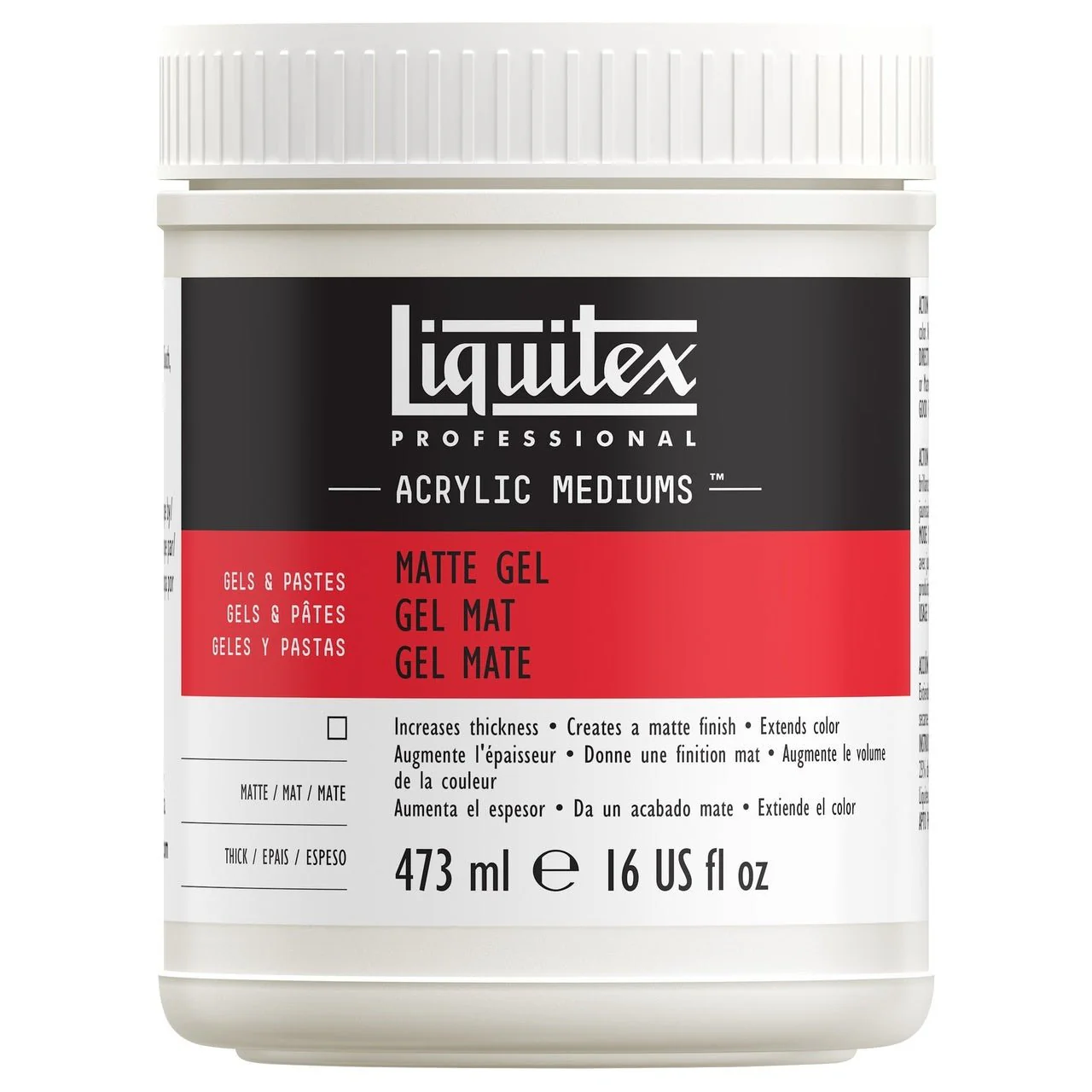 Liquitex Matte Gel 473ml (16 oz)
