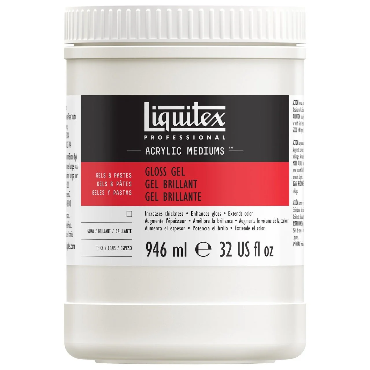 Liquitex Gloss Gel 946ml (32 oz)