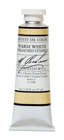 M. Graham Oil Color - Warm White (Unbleached Titanium) 150 ml