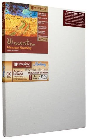 Masterpiece Vincent Pro 7/8 inch Deep Profile - Monterey 7 ounce Canvas 36x48 inch