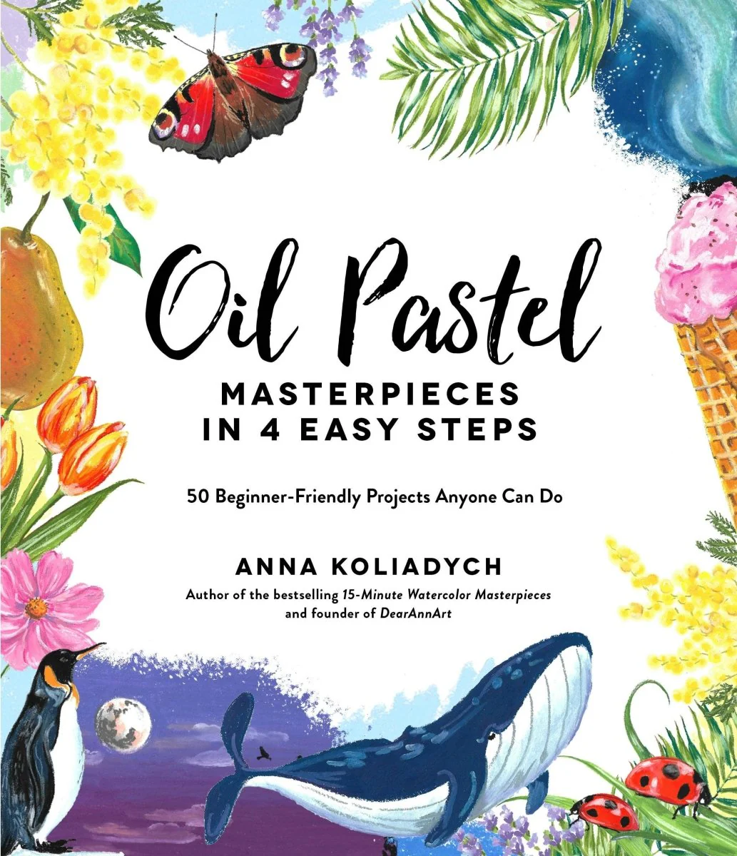 Macmillan Publishers - 15-Minute Oil Pastel Masterpieces: 50 Beginner Projects
