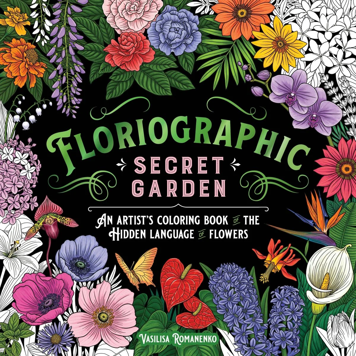 Macmillan Publishers - Floriographic: Secret Garden Artist’S Coloring Book