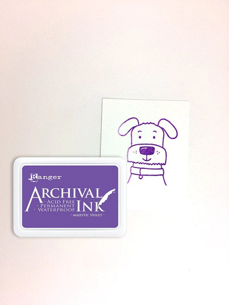 Ranger Archival 2.75"x4" Ink Pad - Majestic Violet - Image 2