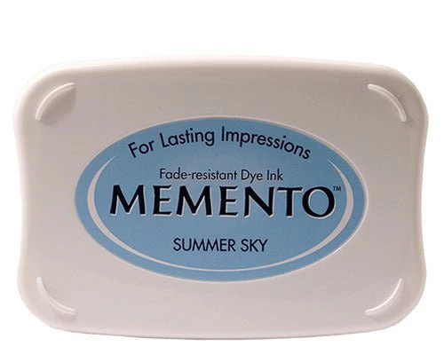 Memento Dye Ink Pad - Summer Sky (Discontinued by supplier)