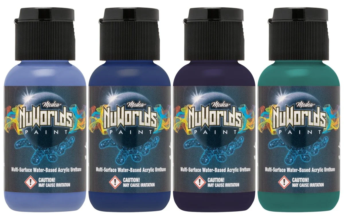Medea NuWorlds Paint - Cool Impenetrable Set (4 opaque colors)