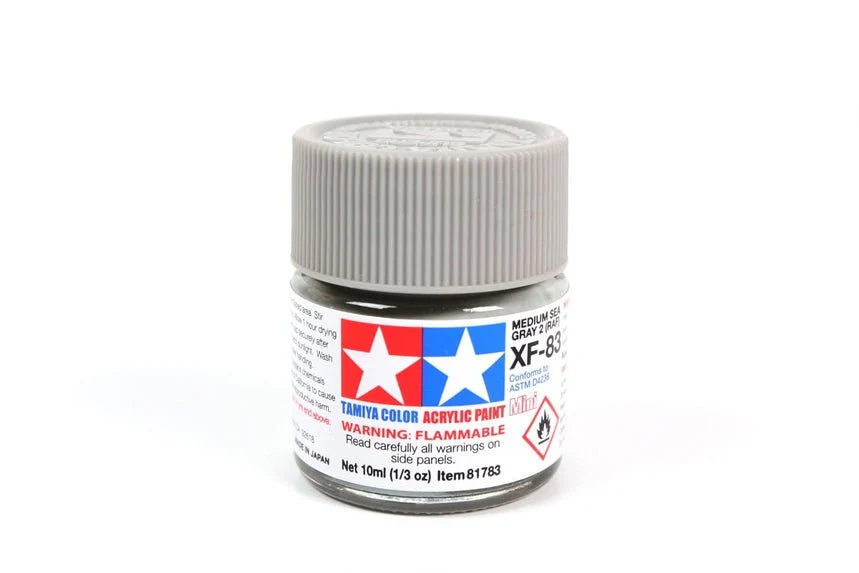 Tamiya Mini Acrylic 10 ml - XF-83 Medium Sea Gray 2 (RAF) Matte Finish