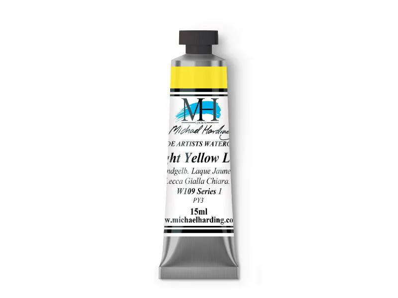 Michael Harding Artists Watercolor 15ml - Bright Yellow Lake - Image 2