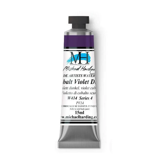 Michael Harding Artists Watercolor 15ml - Cobalt Violet Dark - Image 2