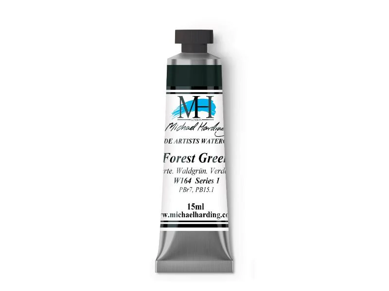Michael Harding Artists Watercolor 15ml - Forest Green - Image 2