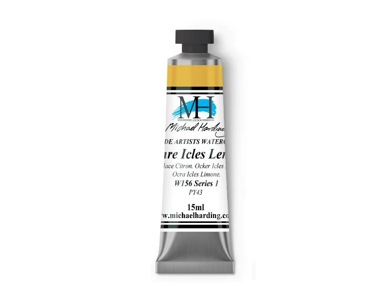 Michael Harding Artists Watercolor 15ml - Ochre Icles Lemon - Image 2