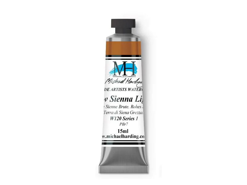 Michael Harding Artists Watercolor 15ml - Raw Sienna Light - Image 2