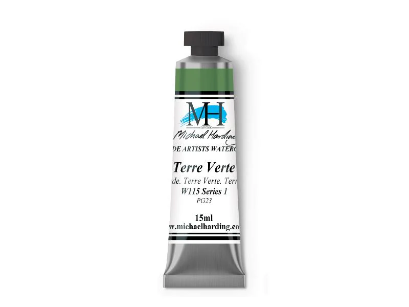 Michael Harding Artists Watercolor 15ml - Terre Verte - Image 2