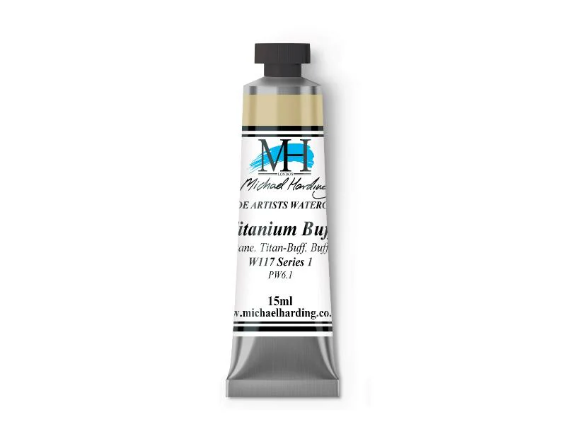 Michael Harding Artists Watercolor 15ml - Titanium Buff - Image 2