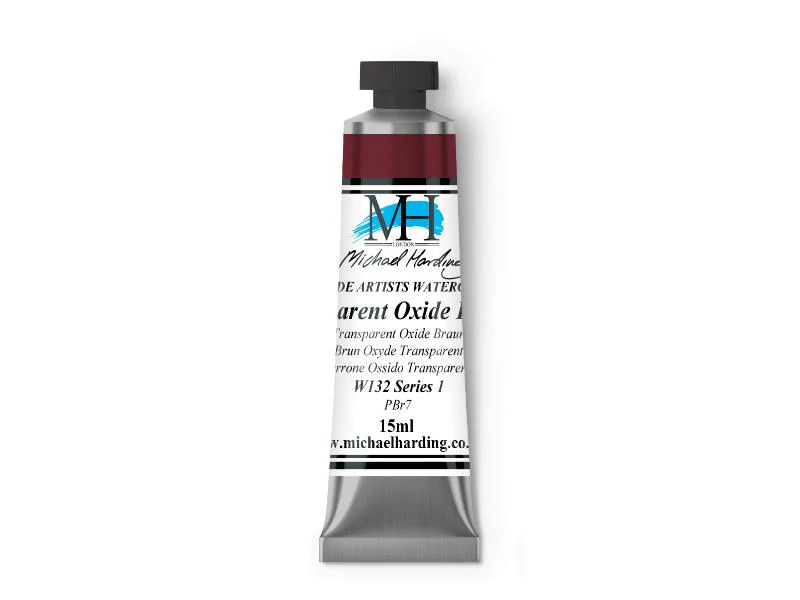 Michael Harding Artists Watercolor 15ml - Transparent Oxide Brown - Image 2