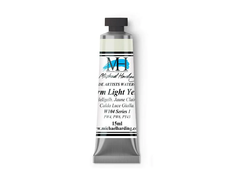 Michael Harding Artists Watercolor 15ml - Warm Light Yellow - Image 2