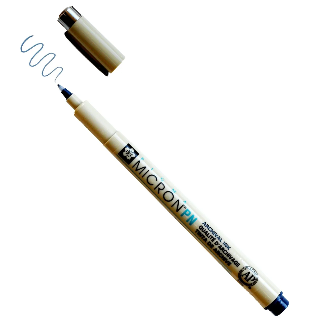 Sakura Pigma Micron PN Plastic Nib Pen Blue Black
