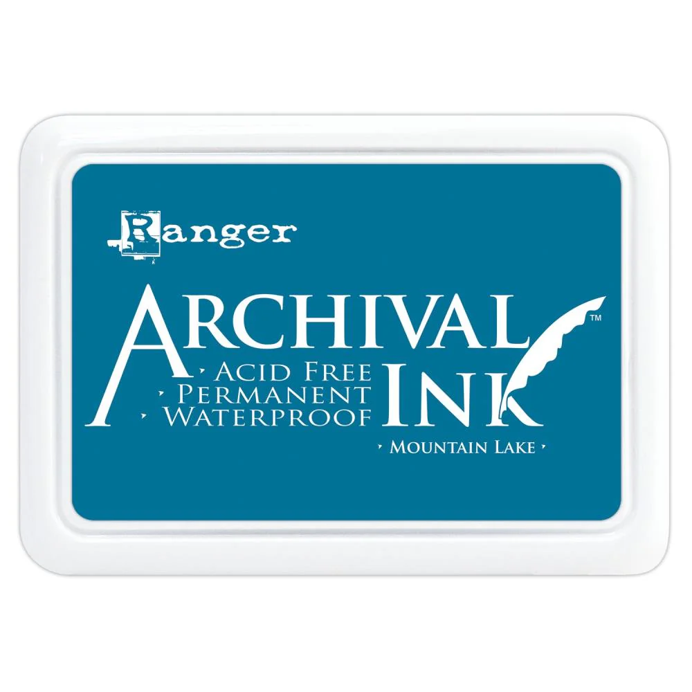 Ranger Archival 2.75"x4" Ink Pad - Mountain Lake
