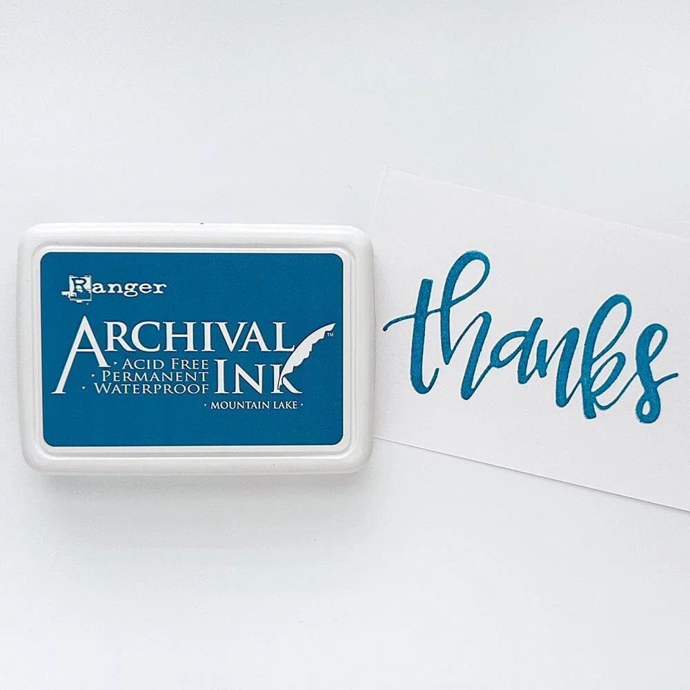 Ranger Archival 2.75"x4" Ink Pad - Mountain Lake - Image 2
