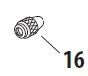 Iwata NEO Airbrush Replacement Part N-120-2 Chucking Nut for TRN1 and TRN2 - Image 2