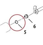 Iwata NEO Airbrush Replacement Part N-150-1 Needle Packing O-Ring for NEO Airbrushes - Image 2