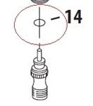 Iwata NEO Airbrush Replacement Part N-150-2 Valve Body O-Ring for NEO Airbrushes - Image 2