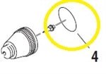 Iwata NEO Airbrush Replacement Part N-150-4 Nozzle Cap O-Ring for Iwata NEO N5000 TRN2 - Image 2