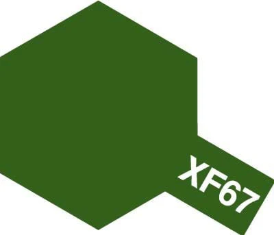 Tamiya Mini Acrylic 10 ml - XF-67 NATO Green Matte Finish - Image 2