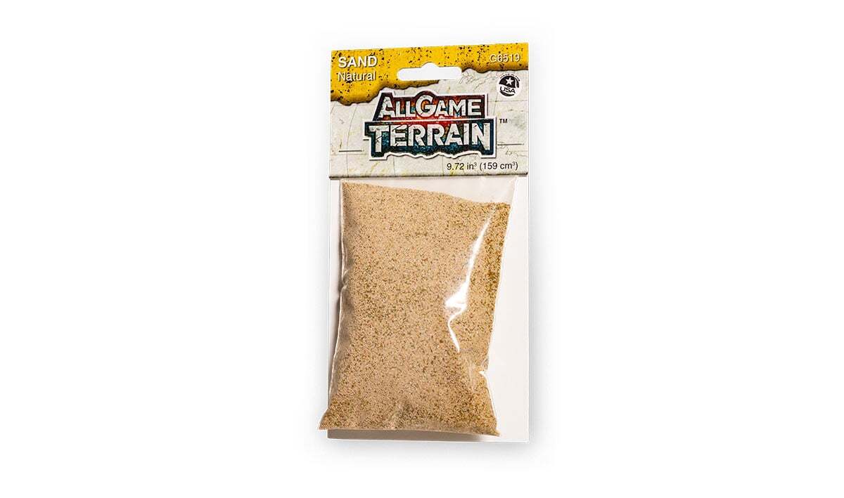 All Game Terrain - Natural Sand Blend - 9.72 cubic inches