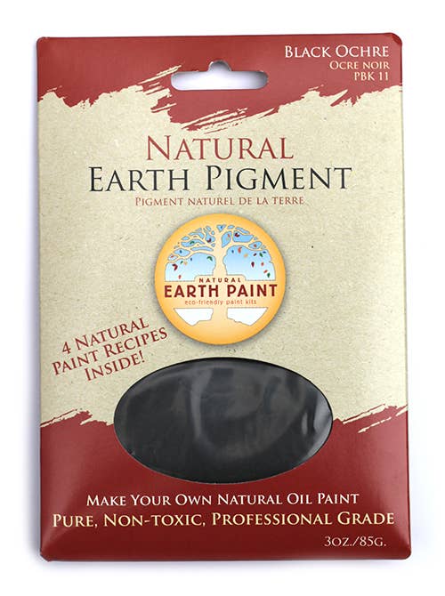 Natural Earth Paint - 3 oz. Earth & Mineral Pigments - Raw Umber - Image 8