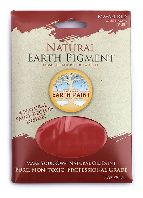 Natural Earth Paint - 3 oz. Earth & Mineral Pigments - Violet Ochre - Image 14