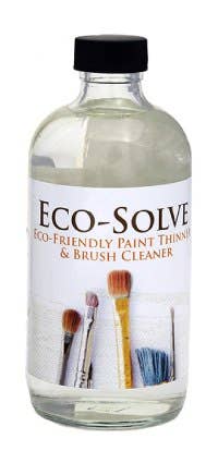 Natural Earth Paint - Eco-Solve - 8 oz. Glass Bottle