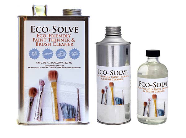 Natural Earth Paint - Eco-Solve - 8 oz. Glass Bottle - Image 2