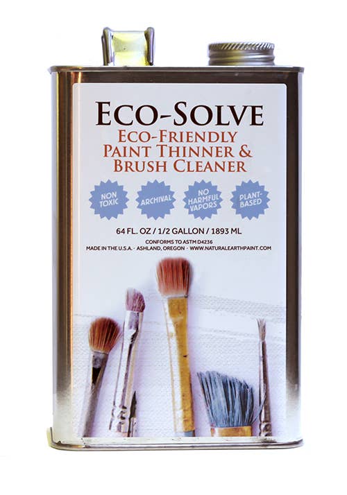 Natural Earth Paint - Eco-Solve - 8 oz. Glass Bottle - Image 4