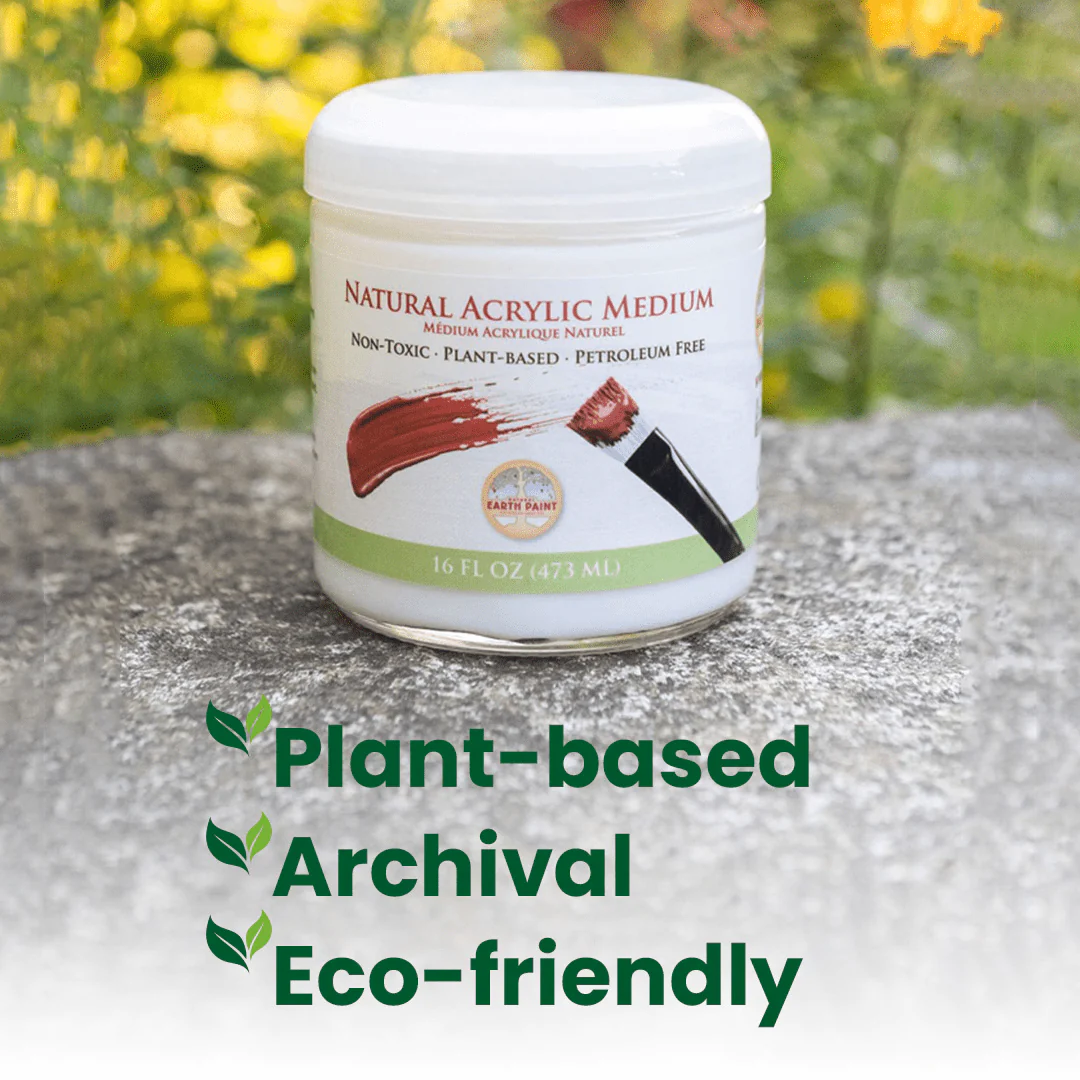 Natural Earth Paint - Natural Acrylik Medium™ - 16 oz - Image 3