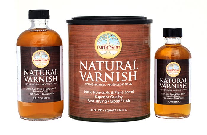 Natural Earth Paint - Natural Varnish - 4 oz - Image 2