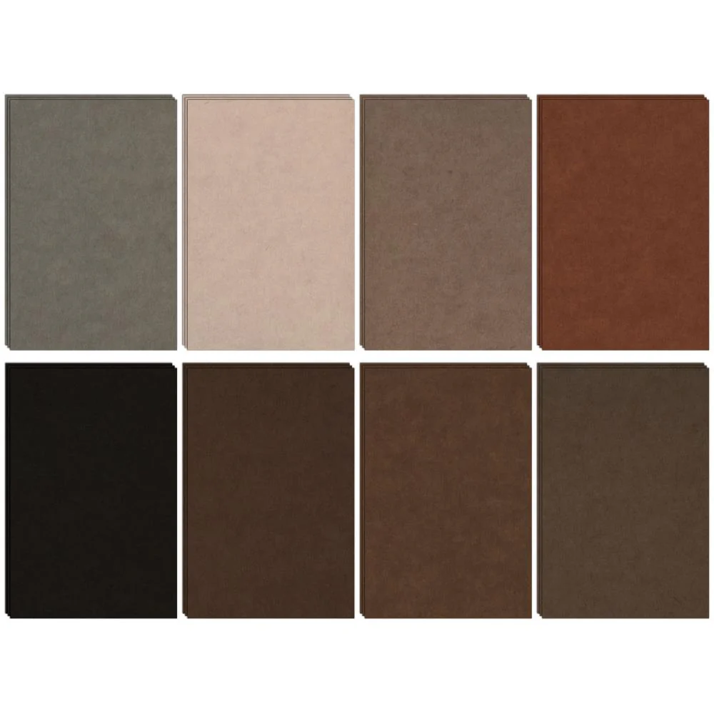 Tim Holtz Idea-Ology Cardstock Pad 6"X9"  24 Sheets - Neutral Colors (3 ea of 8 colors) - Image 2