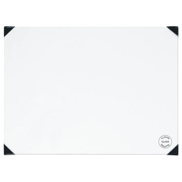 New Wave POSH Glass Table Top Palette - Clear - 12 inch
