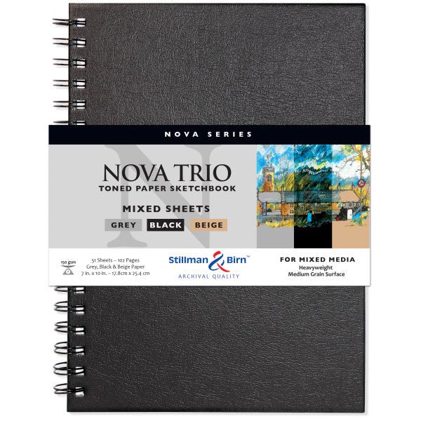Nova Wire-bound 7X10 Trio Mix - 51 Sheets