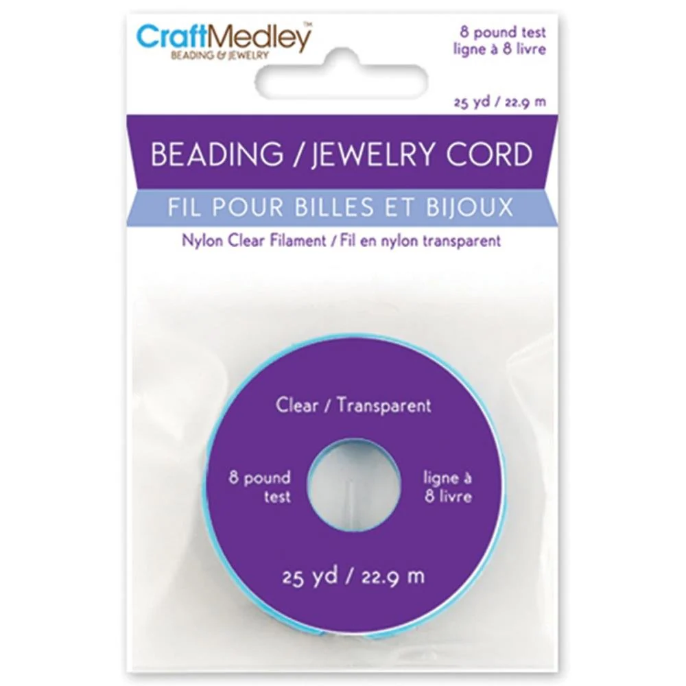 Craft Medley Beading/Jewelry Cord 8lb 25 yards