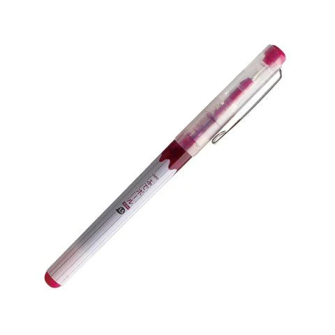 OHTO 'Fude' Ball - Liquid ink Roller Ball Pen 1.5 mm, Wine Red Ink