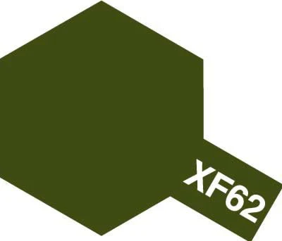 Tamiya Mini Acrylic 10 ml - XF-62 Olive Drab Matte Finish - Image 2