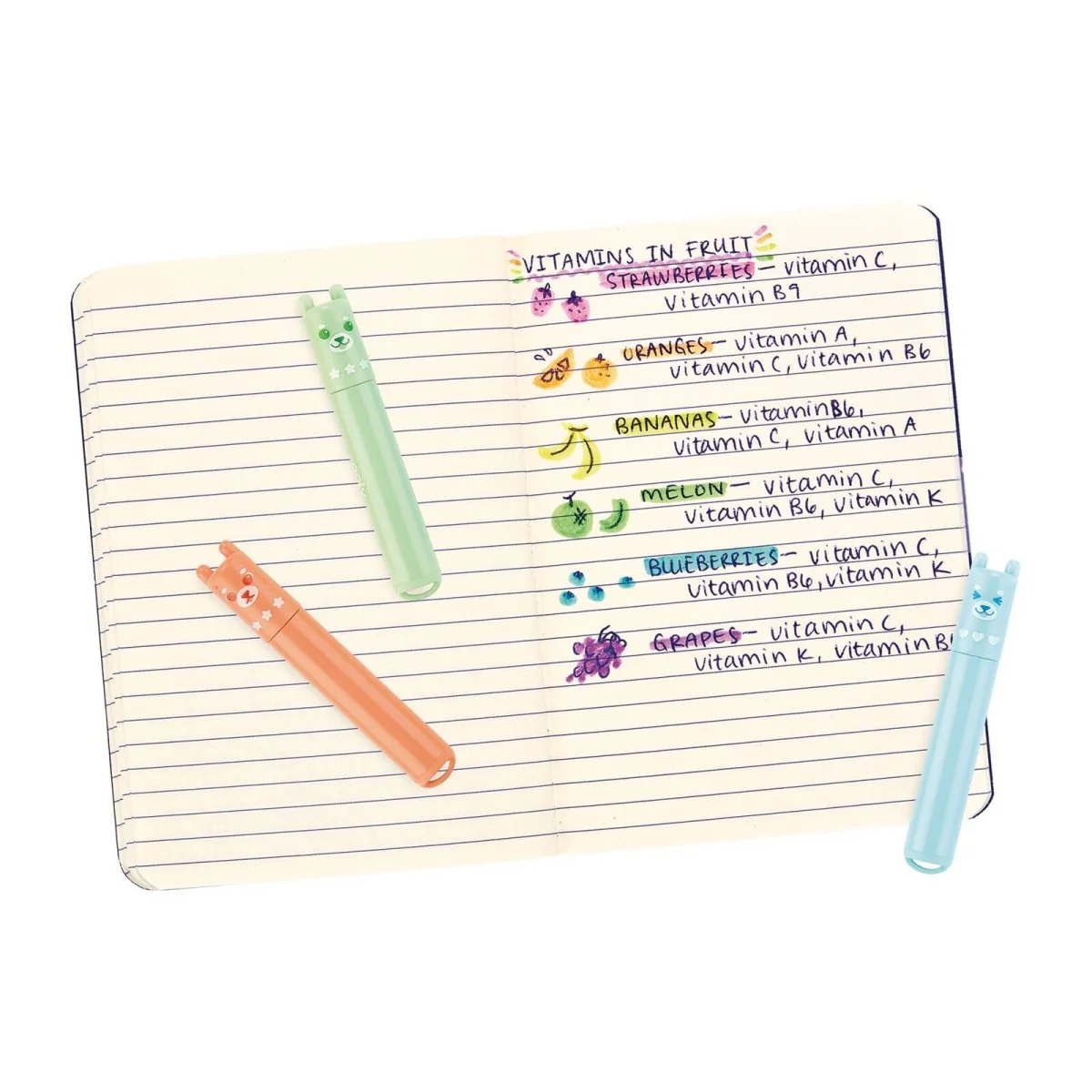 OOLY - Beary Sweet Mini Scented Highlighters - Image 4