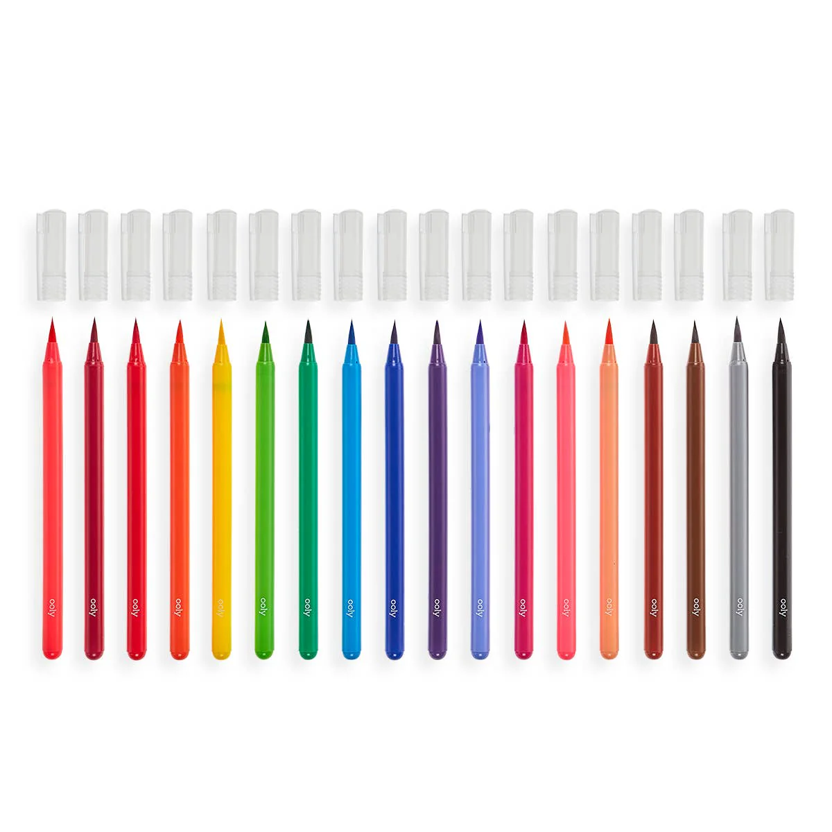 OOLY - Chroma Blends Watercolor Brush Markers- Set of 18 - Image 2