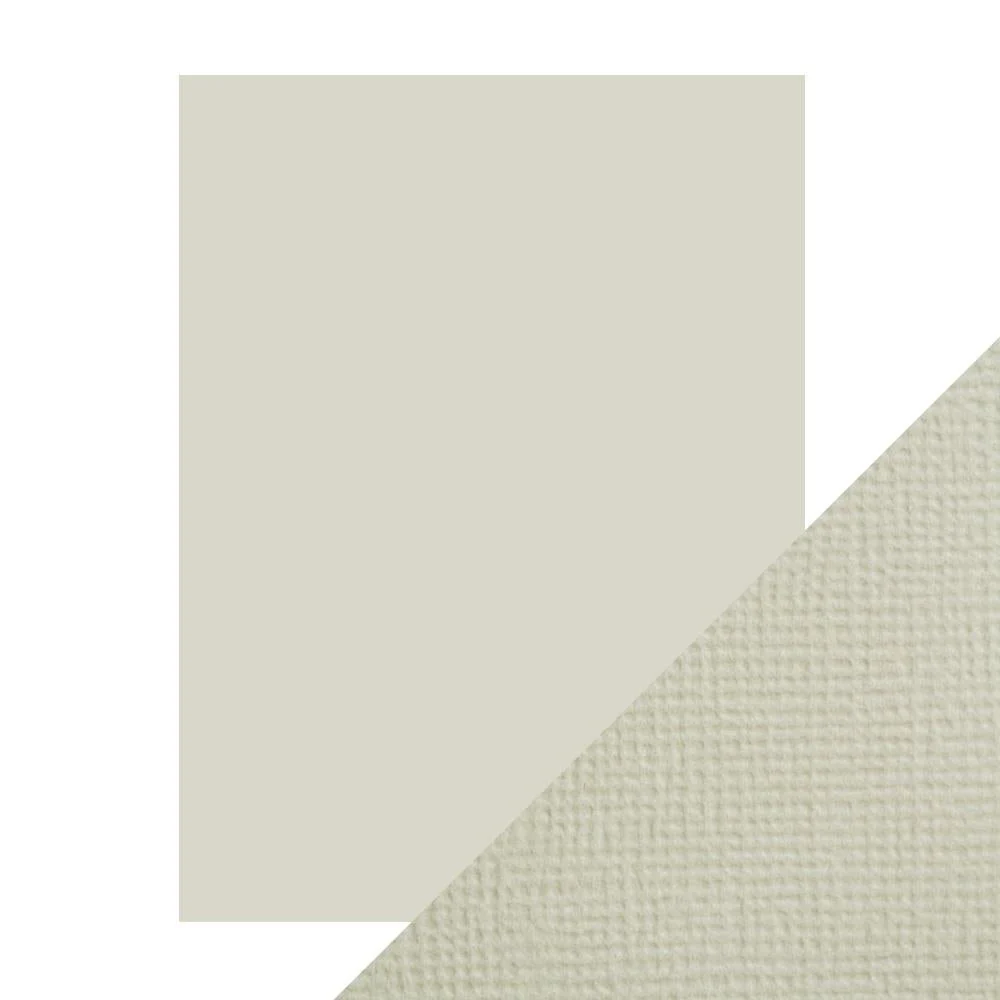 Craft Perfect Weave Textured Classic Card 8.5"X11" - Pack of 10 - Oyster Grey