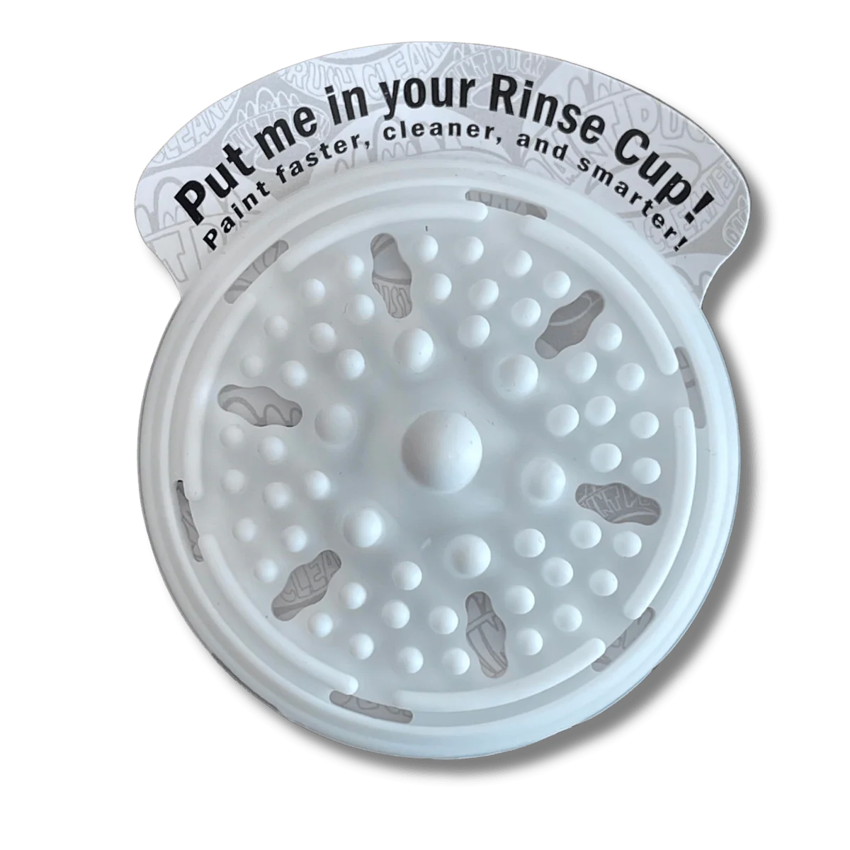 Paint Puck Brush Cleaner - White