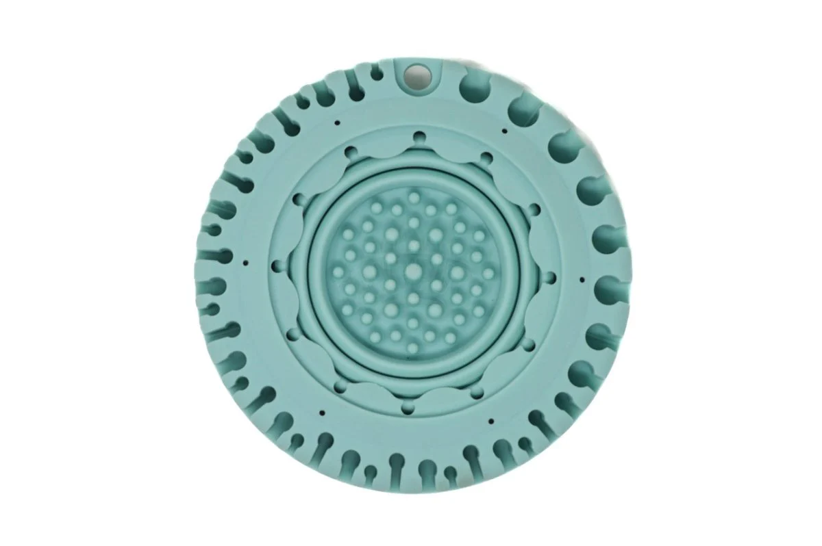 Paint Puck - Green Collapsibowl - Portable Pallet, Brush Cleaner and Organizer (for waterbased paints)